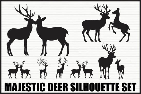Download Majestic Deer Silhouette Bundle - Bundle Collection