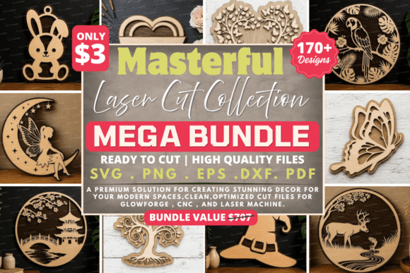 Download Masterful Laser Cut Mega SVG Bundle - Bundle Collection