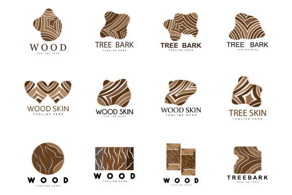 Download Wood Layer Logo Tree Bark Structure Desi - Wood layer Collection