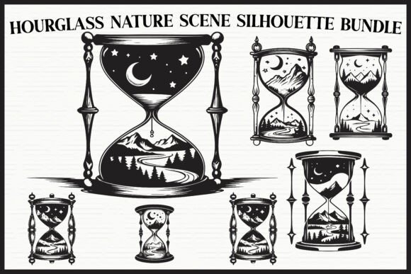 Download Nature Hourglass Laser Cut Bundle - Bundle Collection