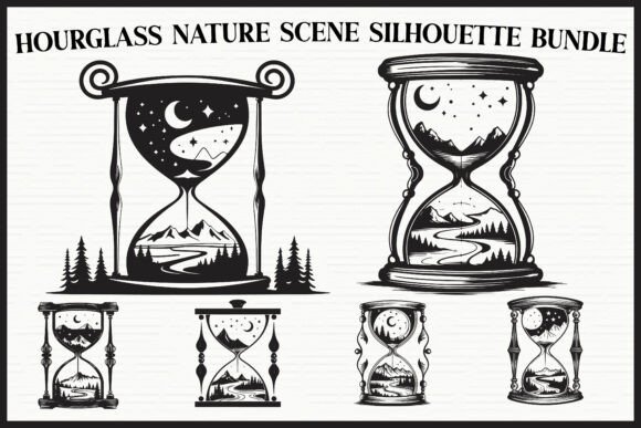 Download Nature Hourglass Laser Cut Bundle - Bundle Collection