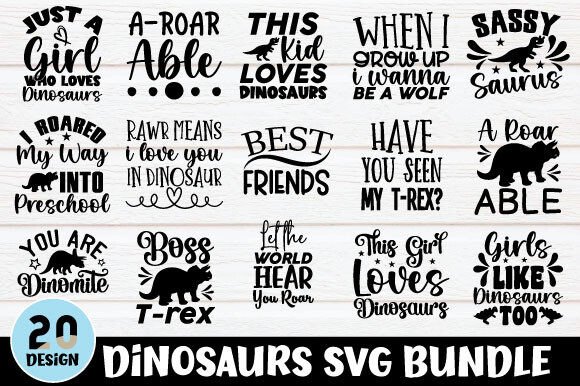 Download Dinosaurs Svg Bundle - Bundle Collection