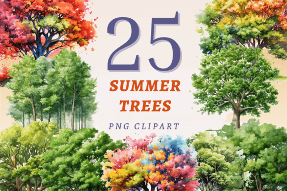 Download Summer Trees PNG Bundle - Bundle Collection