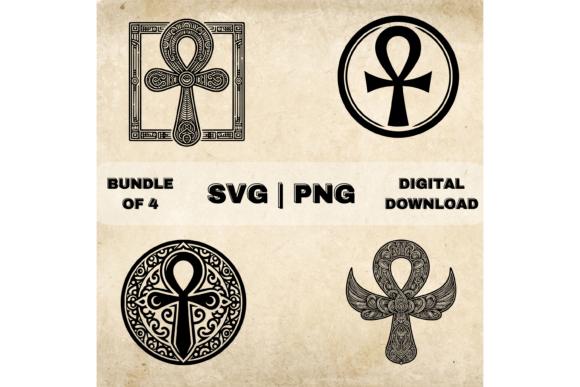 Download Ankh SVG Bundle, Egyptian Cross Clipart - Bundle Collection
