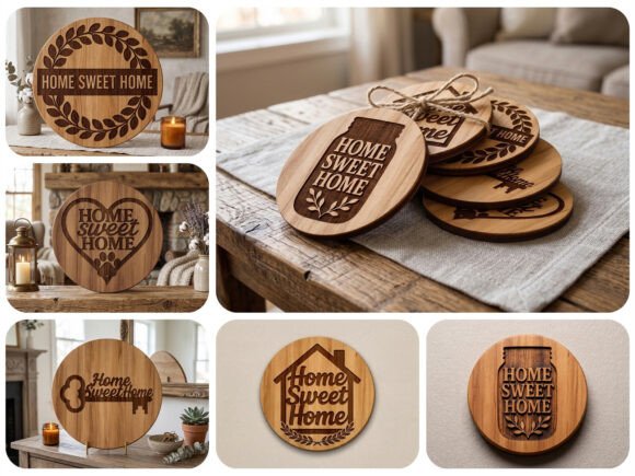 Download Laser Cut Home Sweet Home Sign Bundle - Bundle Collection