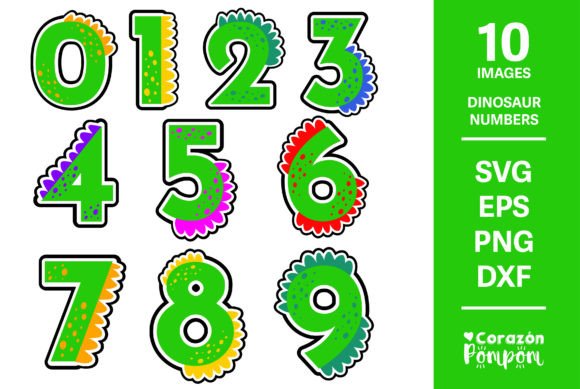 Download Dinosaur Numbers Bundle - Bundle Collection