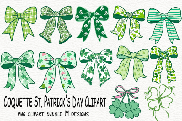 Download Coquette St Patrick’s Day Clipart Bundle - Bundle Collection