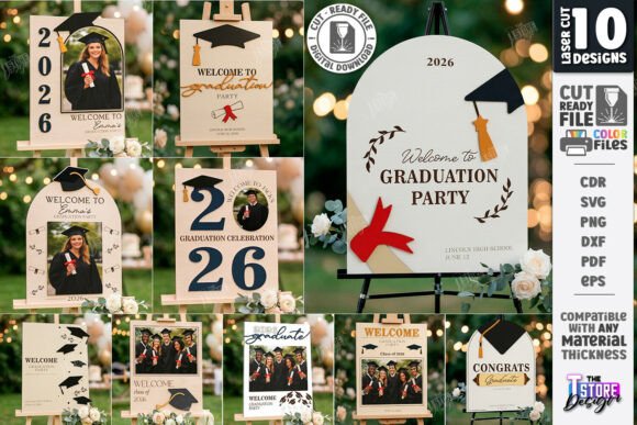 Download Graduation Welcome Sign Laser Cut Bundle - Bundle Collection
