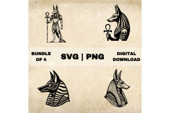 Download Anubis Ankh SVG Bundle, Egyptian God - Bundle Collection