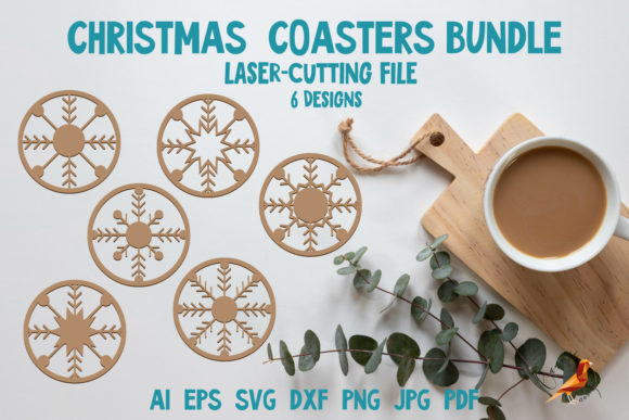 Download Christmas Coaster Bundle SVG - Bundle Collection