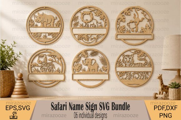 Download Safari Name Sign SVG Bundle - Bundle Collection