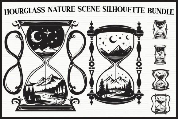 Download Nature Hourglass Laser Cut Bundle - Bundle Collection