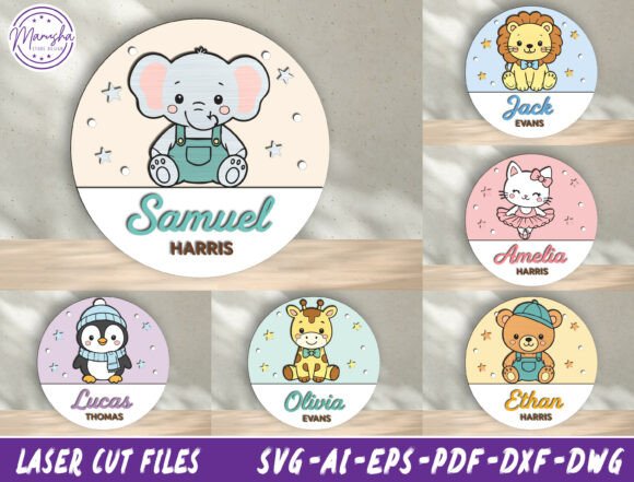 Download Personalized Nursery SVG Bundle - Bundle Collection