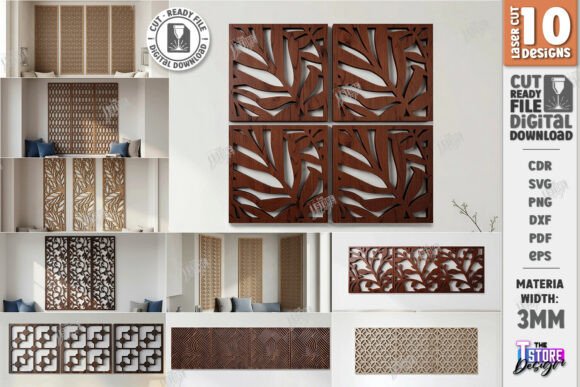 Download Decorative Wall Panel Laser Cut Bundle - Bundle Collection