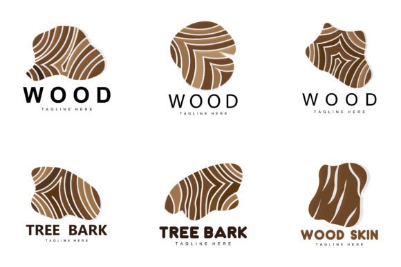 Download Wood Layer Logo Tree Bark Structure Desi - Wood layer Collection