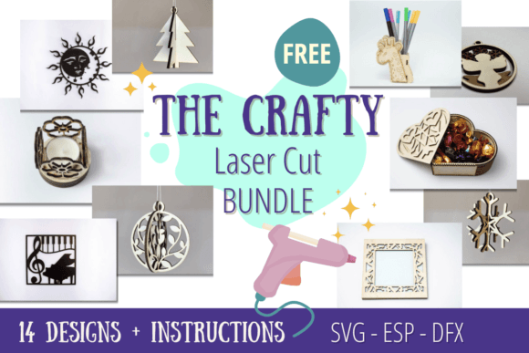 Download The Crafty Laser Cut Bundle - Bundle Collection