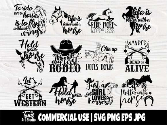 Download Horse SVG Bundle, Horse Quotes Svg Files - Bundle Collection