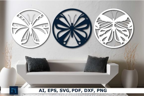 Download Laser-cut Butterfly Wall Decor SVG Bundle - Bundle Collection