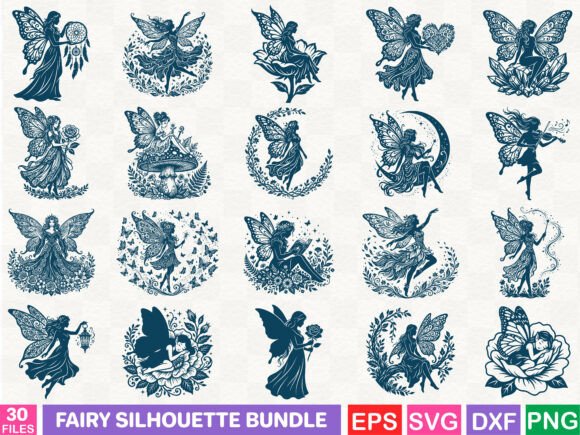 Download Fairy Silhouette Bundle - Bundle Collection