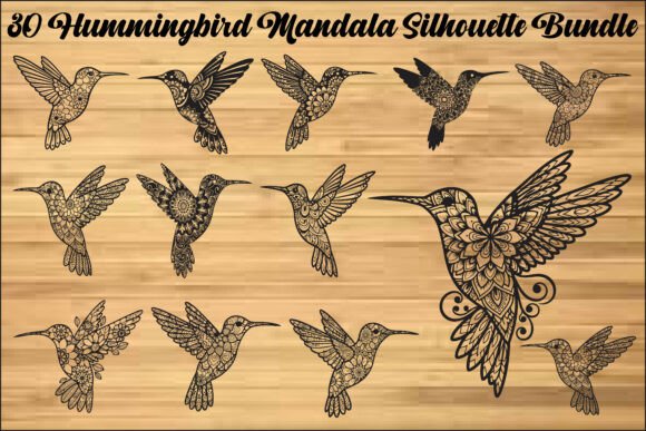 Download Hummingbird Mandala SVG Bundle - Bundle Collection