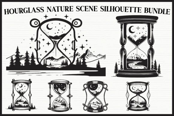 Download Nature Hourglass Laser Cut Bundle - Bundle Collection