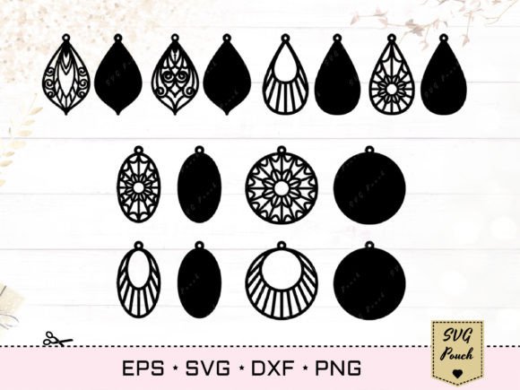 Download Earrings Bundle SVG - Bundle Collection