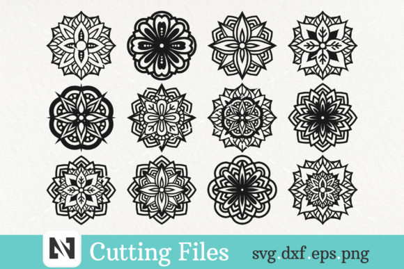 Download Mandala Svg Bundle, Zentangle Svg Bundle - Bundle Collection