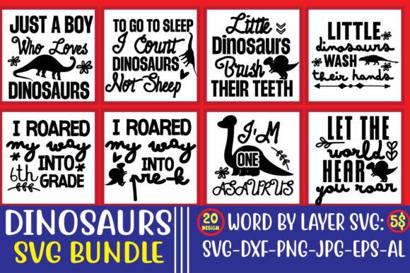 Download Dinosaurs SVG BUNDLE - Bundle Collection