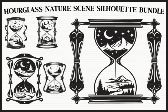 Download Nature Hourglass Laser Cut Bundle - Bundle Collection