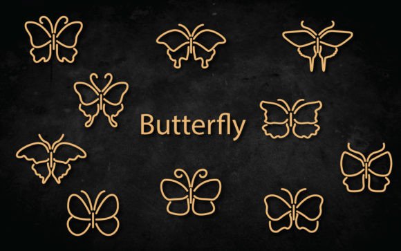 Download Laser Cut Butterfly Décor Bundle SVG - Bundle Collection