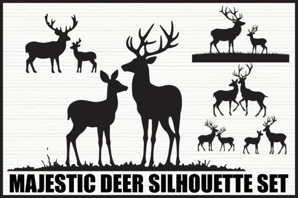 Download Majestic Deer Silhouette Bundle - Bundle Collection