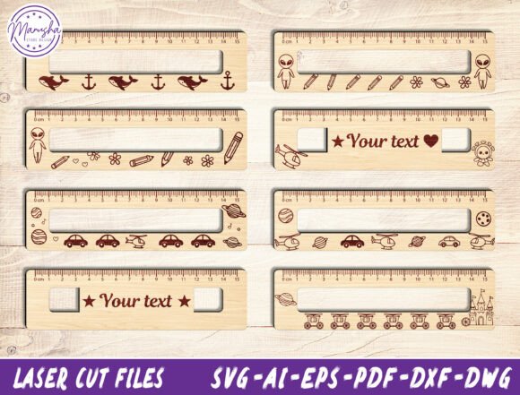 Download Personalized Wooden Ruler SVG Bundle - Bundle Collection
