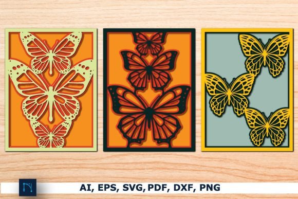 Download Layer 3D Butterfly Decor SVG Bundle - Bundle Collection