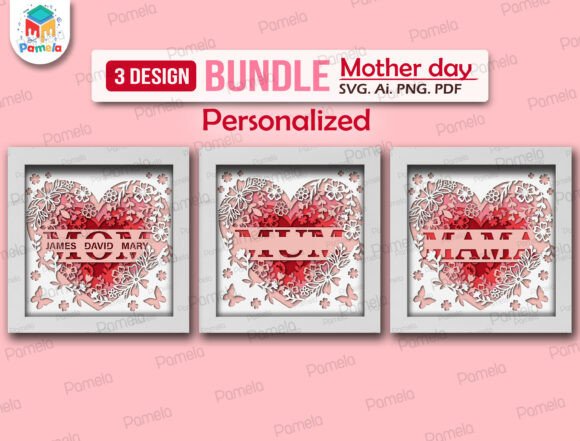 Download Mother’s Day Shadow Box SVG Bundle - Bundle Collection