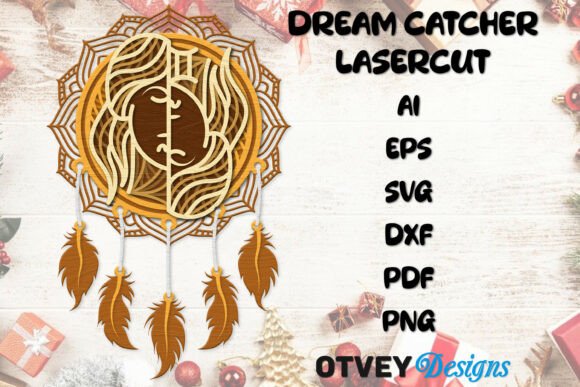 Download 3D Zodiac Dream Catcher Ornaments Laserc - Premium Bundle