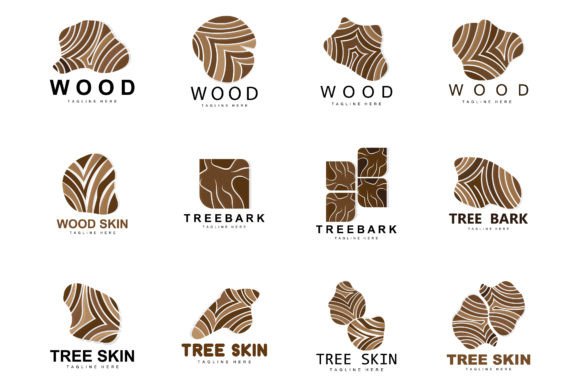 Download Wood Layer Logo Tree Bark Structure Desi - Wood layer Collection