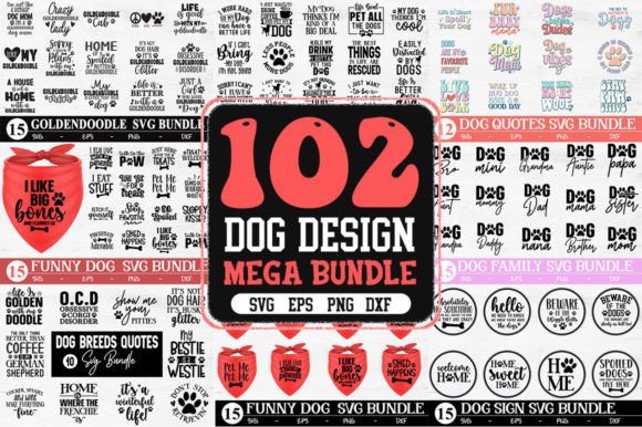 Download DOG SVG Bundle Designs Mega Bundle - Bundle Collection